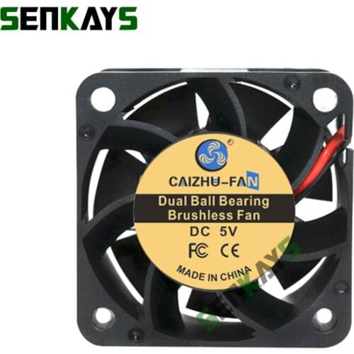 40mm Dual Ball bearing Server Fan Powerful Cooling Fan 4028 DC5V 12V 24V High Speed Server Fans 40X40X28mm Fan XH2.54 2pin