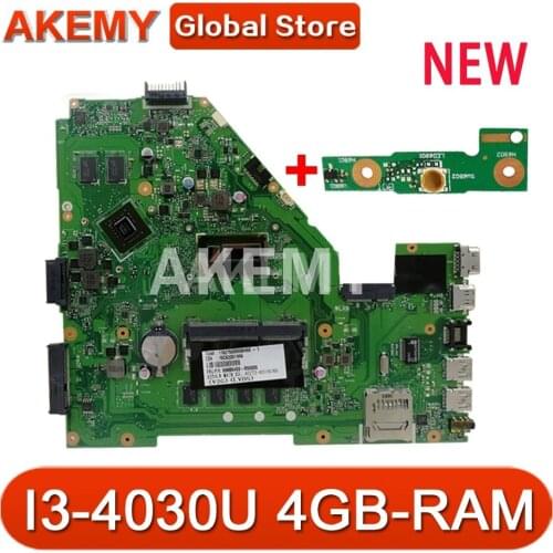 Akmey X550LN Laptop motherboard for ASUS X550LD A550L Y581L W518L X550LN Test original mainboard I3-4030U 4GB-RAM GT840M