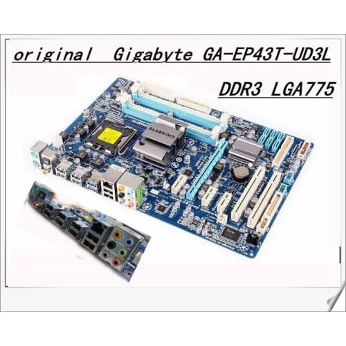 Free shipping original motherboard for Gigabyte GA-EP43T-UD3L EP43T-UD3L DDR3 LGA775 motherboard