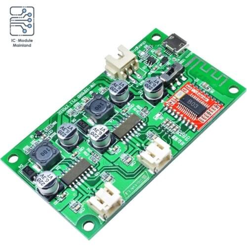 DC 5V 6W+6W 2X6W 2 Channel Stereo Bluetooth Amplifier Board Lithium Battery Powered for Speakers Loudspeaker Box Modified
