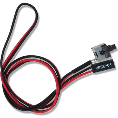 For PC switch reset computer power instantaneous automatic reset button switch 10 pieces/batch 50 cm long power button switch