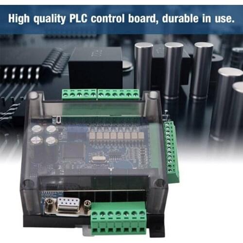 FX3U 14MR 6AD 2DA RS485 8 input 6 relay output 6 analog input 2 analog (0-10V) output plc controller