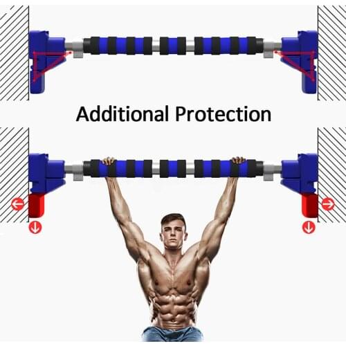 Stainless Steel Indoor Horizontal Bar DIY Sports Equipment durable Sports Indoor Door Pull Up Bar different size for choice