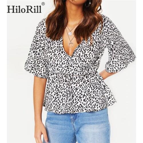 HiloRill Short Sleeve Blouses