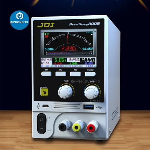 JDI 3006 USB QC Charger 3.0 Output Power Supply High-precision Voltage Regulated Lab Current Regulator for Mobile Phones Repair