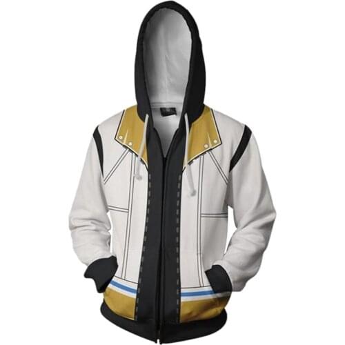 Kingdom Hearts Hoodies 3D Unisex Women Men Casual Fashion Zipper Sweatshirts Spring Autumn