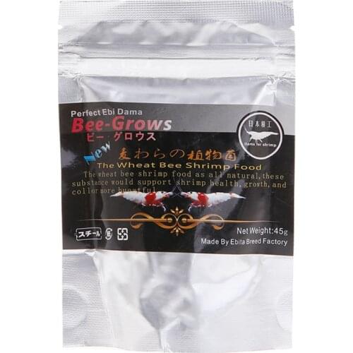 1 Bag Fish Food Crystal Shrimp Aquarium Fish Tank Fish Wheat Stem Bacteria Vitamins Nutrition Good For Growing 090C