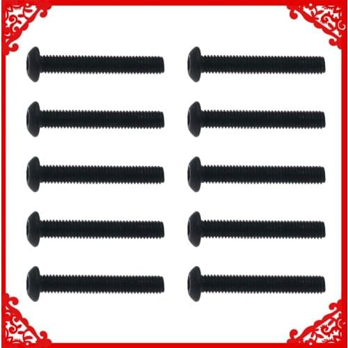 10x BUTTON HEAD HEX MACHINE SCREW M3X20MM for 1-10 ARRMA 6s 4s 3s&Mega Vorteks Senton Granite Big Rock Typhon Infraction parts