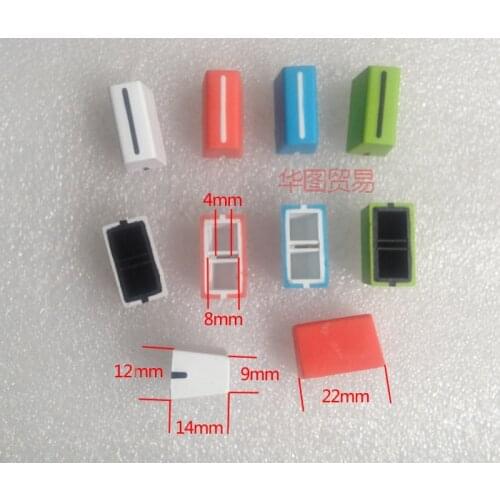 4pcs for Allen&Heath XONE: DB2 DB4 92 23C Color Knob Faders Cap Straight Slide Potentiometer Cap