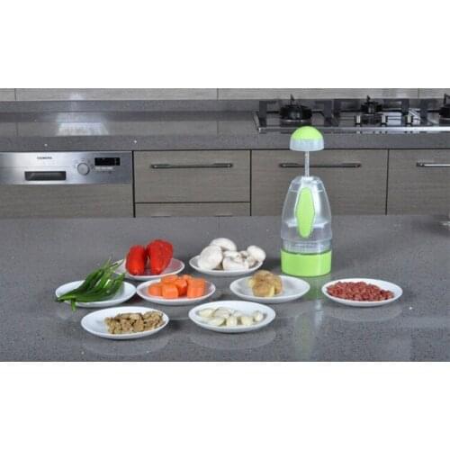 1PC Multifunctional Shredder Fruit Vegetable Peeler Garlic Press Dicer Chopper Cutter Easy Kitchen Tool OK 0317