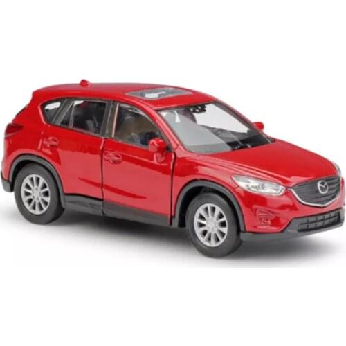 Welly 1:36 Scale Mazda CX-5 Alloy Pull Back Car Model Open Door Toys High Simulation Collection Kids Toys Free Shipping