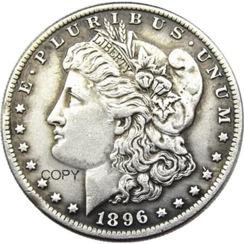 US 1896 Morgan Dollar Silver Plated Copy Coin