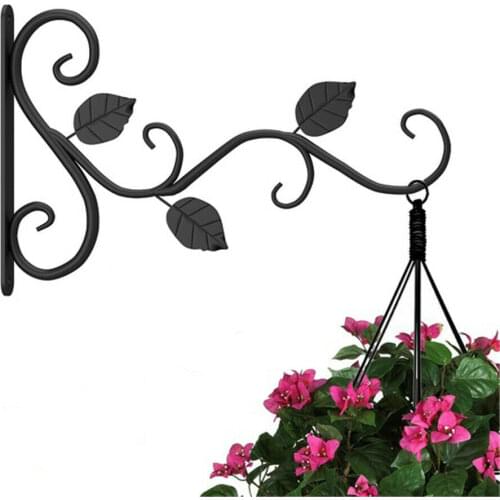 New Hanging Plants Iron Bracket Wall Living Room Flower Rack Wall Mounted Hooks Home Decoration Plant Hanging Bracket
