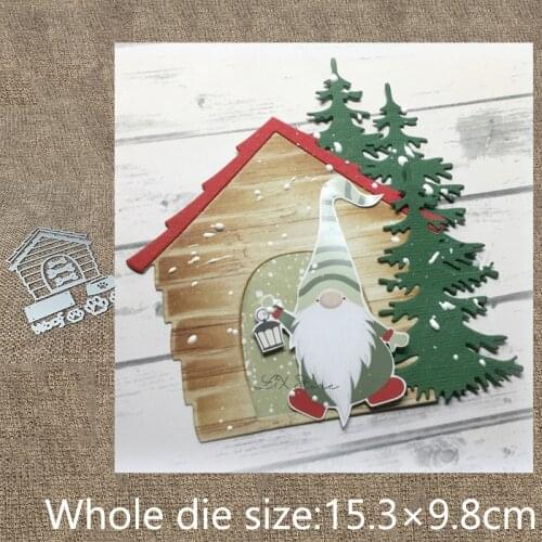 New Design Craft Metal stencil mold Cutting Dies dog house decoration scrapbook die cuts Album Paper Card Craft Embossing