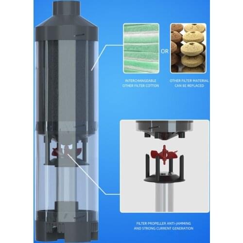 Aquarium Fish Poop Stool Toilet Manure Suction Separator Filter Collector Fish Tanks Cleaning