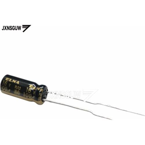20PCS Original ELNA RA3 16V100UF 5X11MM audio Aluminum electrolytic capacitor 100uF/16V 85 degrees 16v 100uF