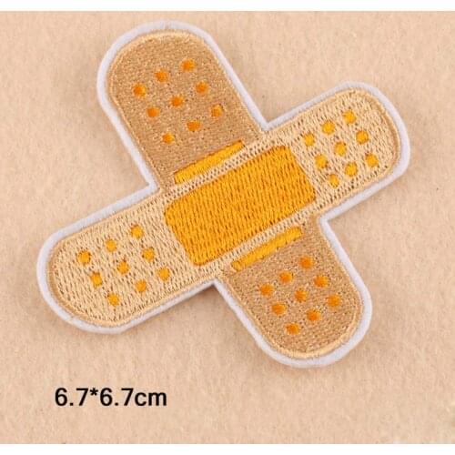 Band-aid Pants Bandage Iron On Patch Embroidered Embroidery Clothes plaster Patch For Clothing Clothes Apparel Accessories