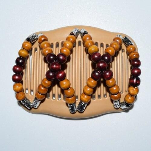 Silver and wooden style beautiful Magic butterfly thick new high quality Comb 20 pcs/lot