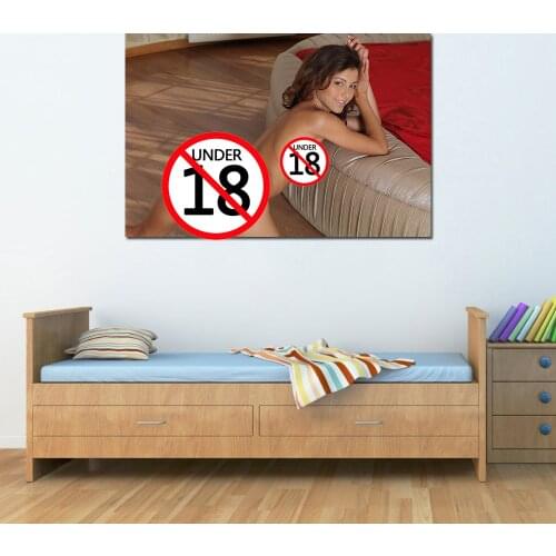 Cute Girl Sexy Model Photo Modern Wall Art Posters and Prints Canvas Painting Wall Pictures For Living Room Decor