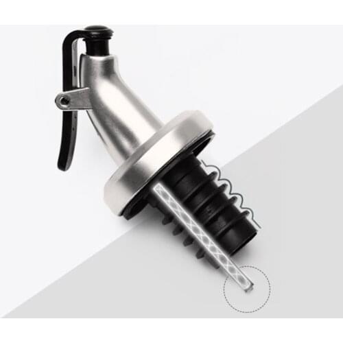 High Quality Environmental Oil bottle stopper vinegar bottles can ABS lock plug seal Leak-proof Food grade plastic Nozzle