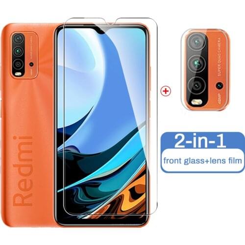 Full Cover Tempered Glas Protector For Xiaomi Redmi 9t Camera Lens Protective Glas Phone For Redmi9t Cover Film M2010J19SG 6.53"