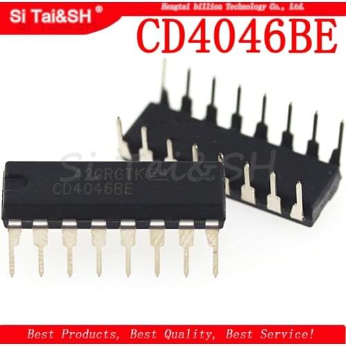 10PCS CD4046BE DIP16 CD4046 DIP 4046BE DIP-16 new and original IC