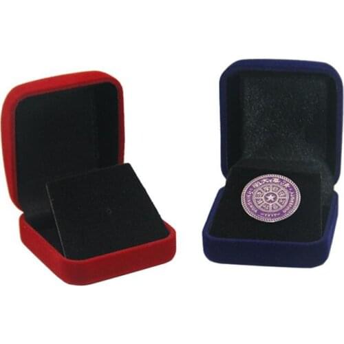 100pcs/lot Jewelry Box Brooches/Badge/Commemorative Coins/Medal Storage Boxes Packaging Display Collective Holder Gift Boxes