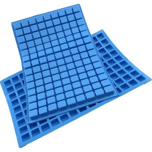 126 cavity square chocolate silicone mold fondant tool ice cube tray candy truffle