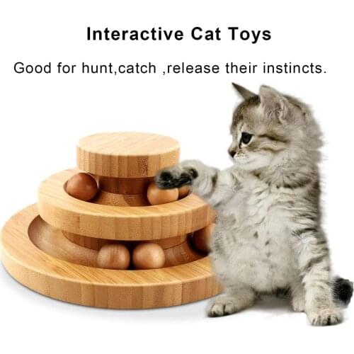 2/3 Levels Pet Cat Toy Training Amusement Plate Cat Toys Tracks Space Tower Interactive Cat Intelligence Cat Tower Cat Tunnel