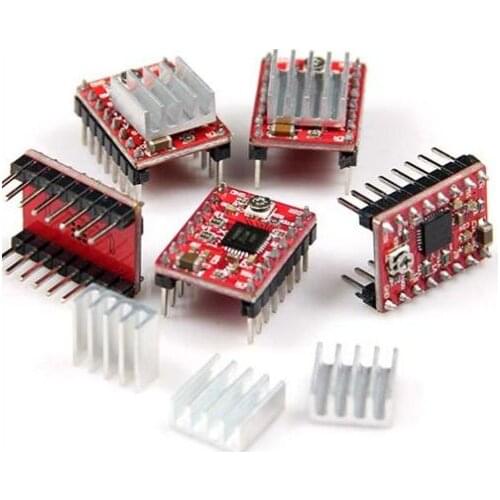 5PCS A4988 Stepper Motor Driver Module 3D Printer Polulu StepStick RAMPS RepRap