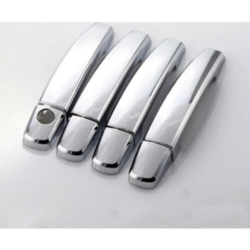 Car styling ACCESSORIES FIT FOR Peugeot 408 2010-2013 CHROME DOOR HANDLE COVER TRIM MOLDING CATCH OVERLAY
