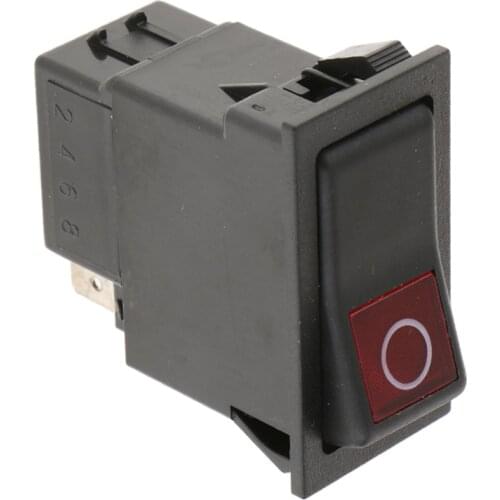 Car Boat Truck Round Rocker Toggle ON/OFF SPST Switch with Red LED