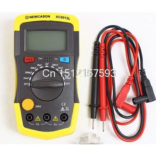 XC6013L Digtital LCD Meter Capacitance Capacitor Tester Tool mFuF Circuit Gauge