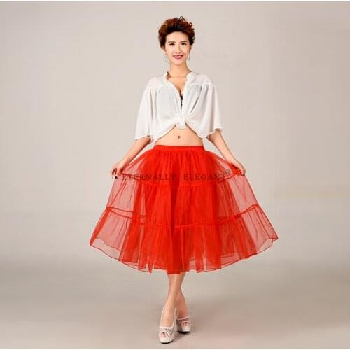 2018 Hot Sale Tulle Skirt Casual Saias Petticoat For Wedding Dress Girls Petticoat Skirts Tutu Tulle EE6638