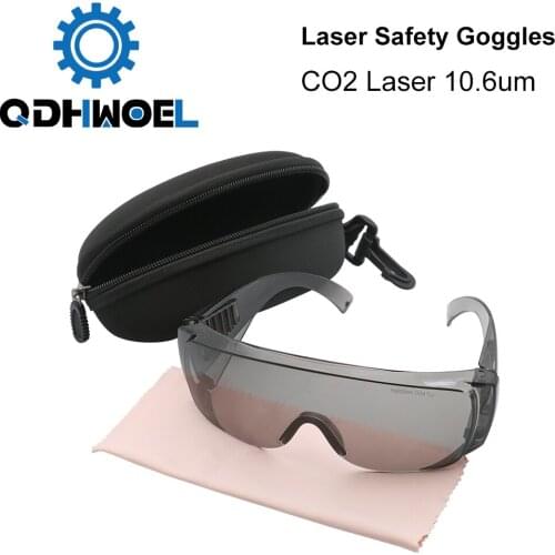 QDHWOEL 10600nm Laser Safety Goggles Shield Protection OD4+ CE For CO2 Laser Cutting Engraving Machine