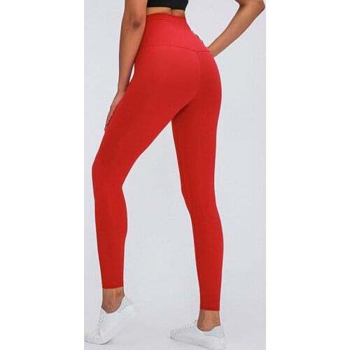 SUPER HIGH RISE Fitness Athletic Legging Yoga Pants Women Buttery-Soft Naked-feel Workout Gym Sport Legging Inseam 24"