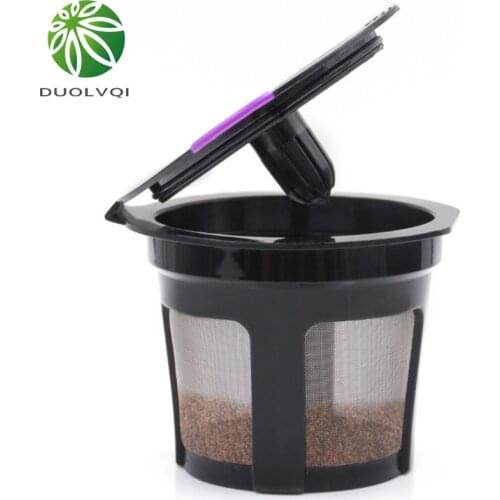 Duolvqi Reusable Coffee Filter For K-cup Coffee Capsule for Keurig 2.0 & 1.0 Brewers Refillable Coffee Filters Coffees Accessory
