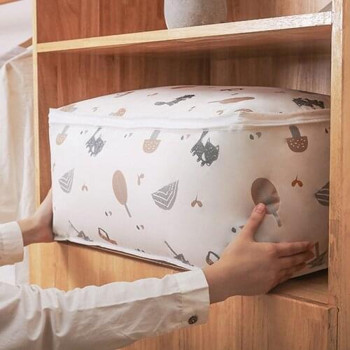 NEW S/L Foldable Storage Bag Clothes Blanket Quilt Closet Sweater Organizer Box Pouches Fashion Sale Clothes Cabinet Organizer