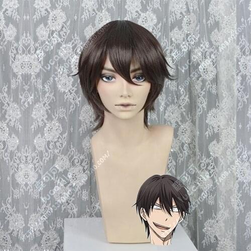 Anime Dakaretai Otoko 1-i ni Odosarete Imasu TAKATO SAIJYO Cosplay Wig Short Synthetic Hair Wig + Wig Cap