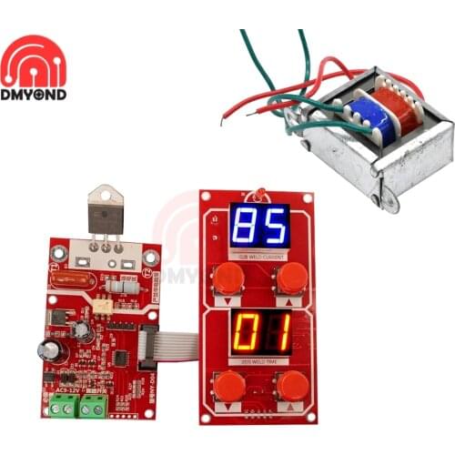 40A Spot Welding Machine Control Board Welder AC 110V to 9V Transformer Controller Board Timing Current Time Current Display