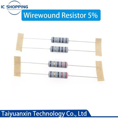 Wire Fuse Wirewound Resistor Fuse Resistance 3W 2W 1W 0.5W 0.1 0.15 0.22 0.33 0.47 0.5 1 1.5 2.2 3.3 4.7 5.1 10 20 47 68 100Ohm
