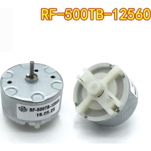 50pcRF-500TB-12560 3V-12V warning light/alarm/spraying machine motor motor Permanent magnet DC motor