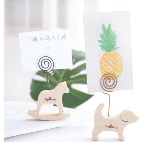 1pcs creative animal mail clip student cute business card folder notes folder men and women photo equipment tool clip