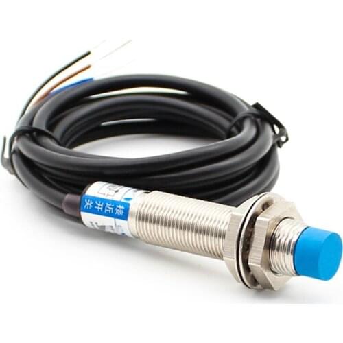 1 Pcs M12 Inductive Proximity Sensor Switches 4mm Detection PNP/NPN DC6-36V NO/NC Normally Open LJ12A3-4-Z/BY AY BX BY