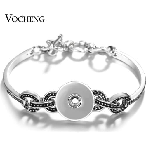 10pcs/lot Wholesale Vocheng Snap Button Interchangeable Charms Bracelet Fit 18mm Jewelry NN-489*10 Free Shipping