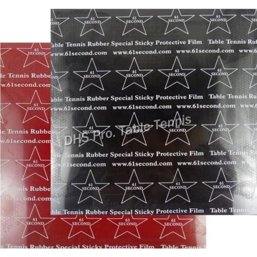 2x 61second THUNDER LM Training Table Tennis Rubber with sponge