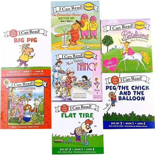 84Pcs I Can Read Phonics English Story Picture Books For Kids Games Educational Reading Pocket Books for Children Learning Toys