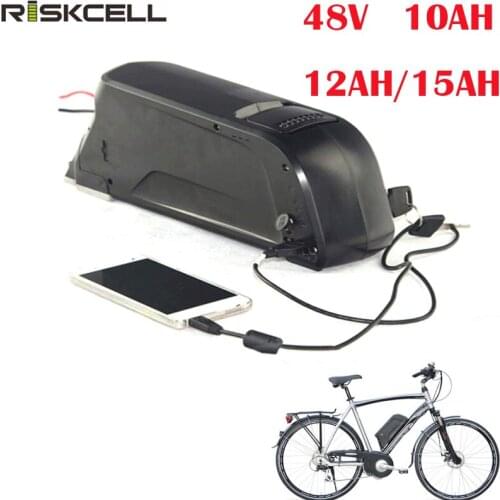 Battery 48v 10ah Dolphin style electric bike battery 48v 750w down tube ebike lithium ion battery batteries for bicycle