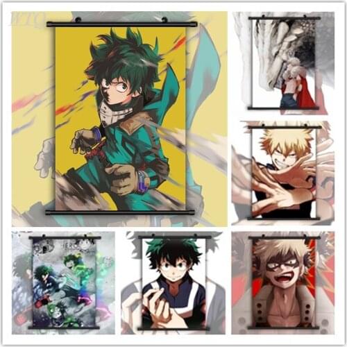Boku No Hero Academia Bakugou Katsuki Midoriya Izuku Yaoi Anime Posters Canvas Painting Wall Decor Wall Art Picture Home Decor