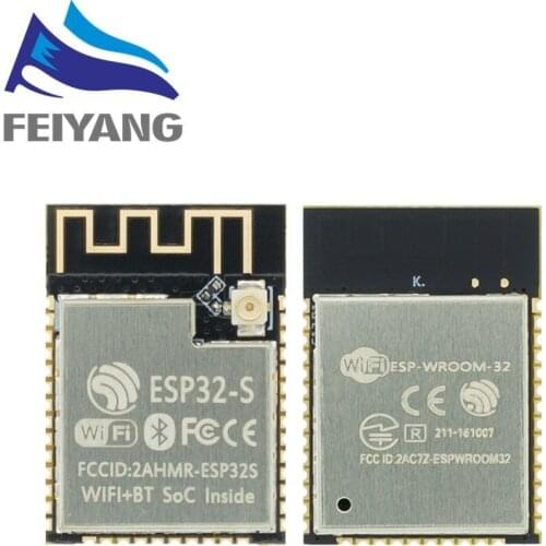 10PCS ESP32 ESP-32 Wireless Module ESP32-S ESP-WROOM-32 ESP-32S with 32 Mbits PSRAM IPEX/PCB Antenna with 4MB FLASH